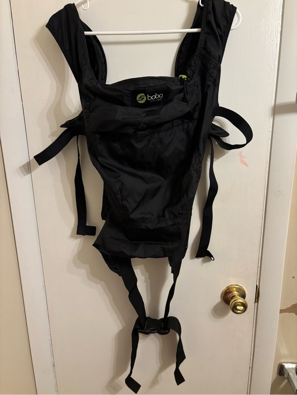 Boba Black Baby wearing – Ergonomic Hands-Free Support